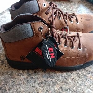 Wolverine Mens Steel-Toe Work Boots Oil Resistant Size 12D